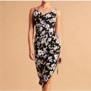 NWT! Abercrombie midi dress with flattering side tie